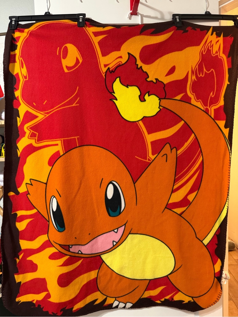 Pokemon Charmander Fleece Throw Blanket